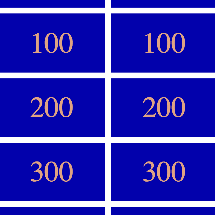 Fresh Jeopardy
